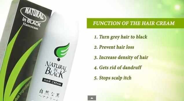 End to white hair, dropping hair, dandaruff